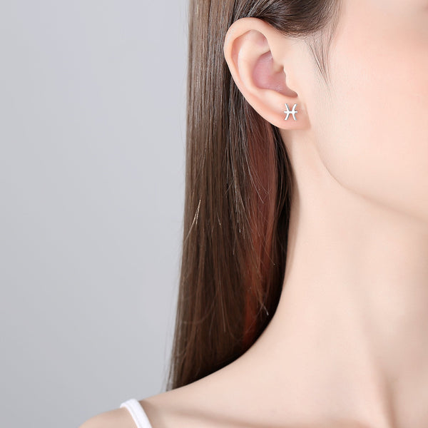 Plain Zodiac Earrings