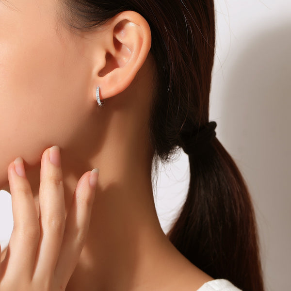 Dainty Huggie Earrings