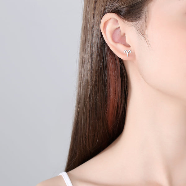 Plain Zodiac Earrings
