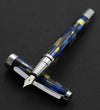 Urbanite Acrylic & Brass Fountain Pen (Medium Nib) - Modern Blue