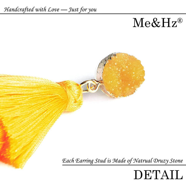 Me&Hz Colorful Layered Tassel Earrings