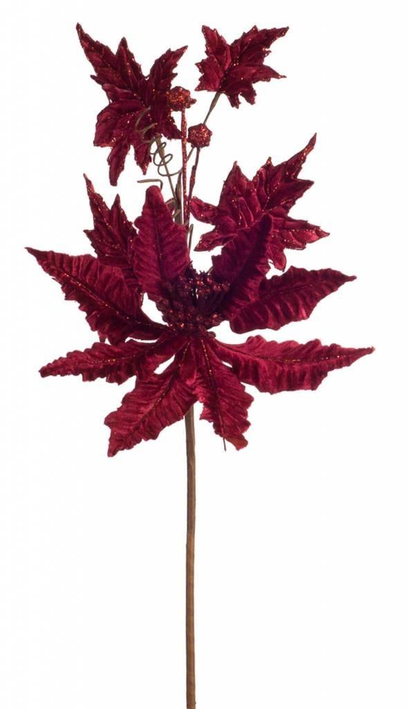 Poinsettia Spray 27
