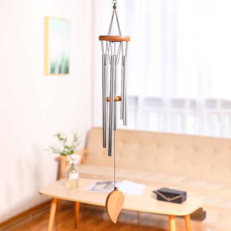 Memorial Wind Chimes for Outside Deep Tone Antique Outdoor Sympathy Wind-Chime Resonant 6 Tubes Wind Chime Bells Wind Hanging Living  Elegant Chime Home Decor Gift Car Outdoor Yard Garden Metal Wind Music