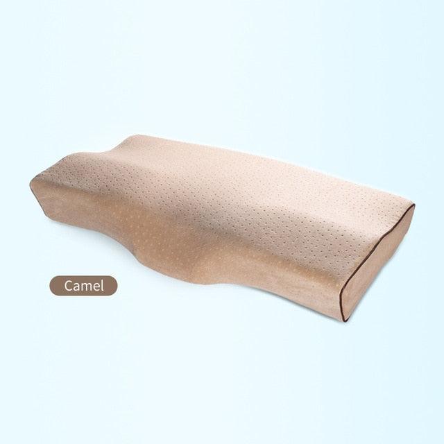 Memory Foam Bed Orthopedic Pillow Neck Protection Slow Rebound Memory Pillow Butterfly Shaped Health Cervical Neck Cotton Pillow Bed Orthopedic Pillow For Cervical Pillow Slow Rebound Adult Neck Guard Pillow Sleep Pillow Orthopedic Contour Memory Foam
