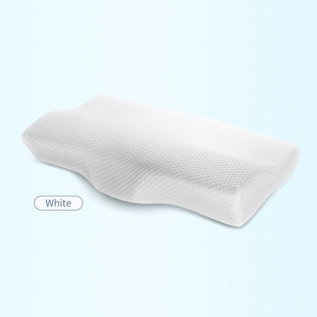 Memory Foam Bed Orthopedic Pillow Neck Protection Slow Rebound Memory Pillow Butterfly Shaped Health Cervical Neck Cotton Pillow Bed Orthopedic Pillow For Cervical Pillow Slow Rebound Adult Neck Guard Pillow Sleep Pillow Orthopedic Contour Memory Foam