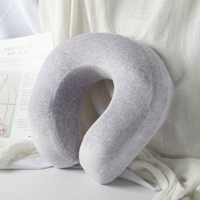 Memory Foam U-Shaped pillow Slow Rebound Neck Pillow Nap Airplane Pillow Travel Cartoon Memory U-Shaped Headrest Long Trip Sleep With No Neck Pain Super Soft Memory Foam Neck Pillow Easy Washing With Removable Cover By My Perfect Dream