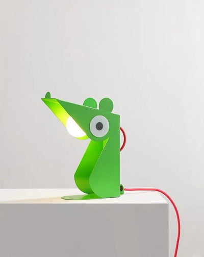Whimsical Eclectic Memphis Mouse Table Lamp for Study - Full Spectrum Eye Protection Decorative Desk Lamp