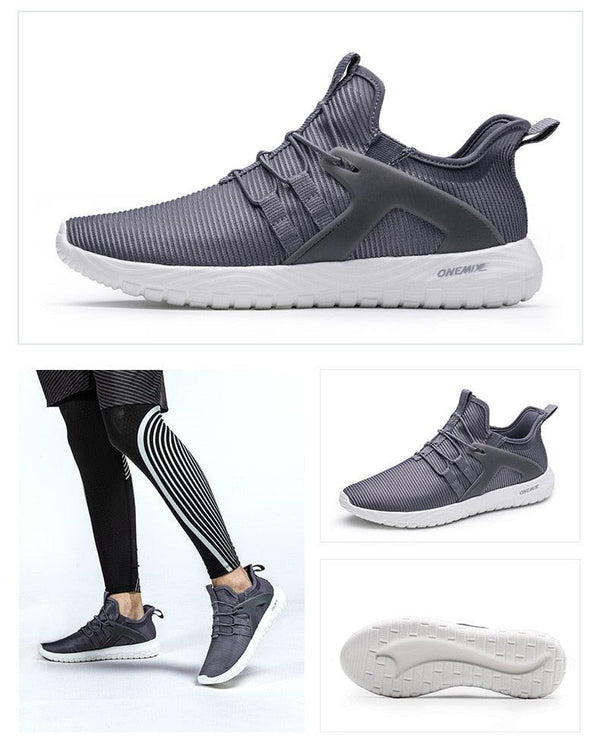 Men Blue Running Shoes Lightweight Breathable Mesh Soft Women Outdoor Sneakers Slip On Outdoor Jogging Walking Tennis Sport Shoes Fashion Sneakers For Workout