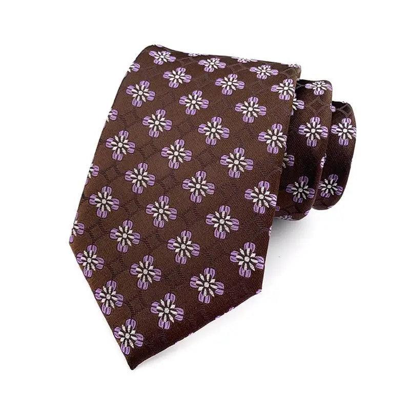 Men Business Elegant Necktie Design Silk Wedding Tie For Men Office Mens Fashion Formal Tie