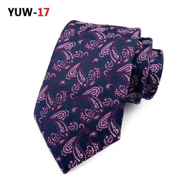 Men Business Elegant Necktie Design Silk Wedding Tie For Men Office Mens Fashion Formal Tie