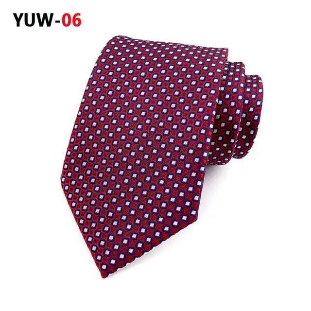 Men Business Elegant Necktie Design Silk Wedding Tie For Men Office Mens Fashion Formal Tie