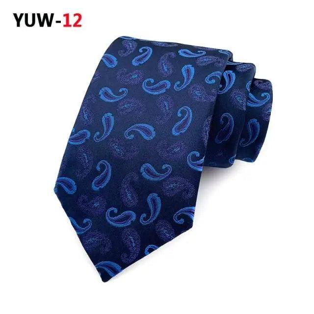 Men Business Elegant Necktie Design Silk Wedding Tie For Men Office Mens Fashion Formal Tie