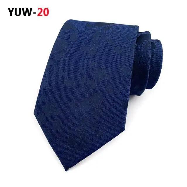 Men Business Elegant Necktie Design Silk Wedding Tie For Men Office Mens Fashion Formal Tie