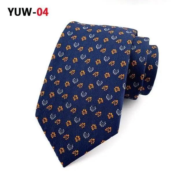 Men Business Elegant Necktie Design Silk Wedding Tie For Men Office Mens Fashion Formal Tie