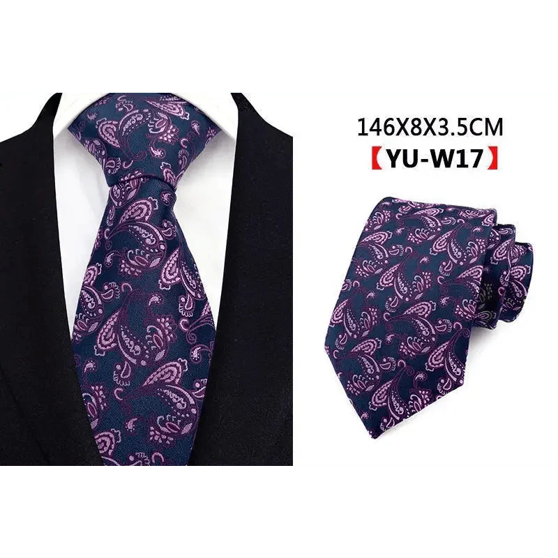Men Business Elegant Necktie Design Silk Wedding Tie For Men Office Mens Fashion Formal Tie