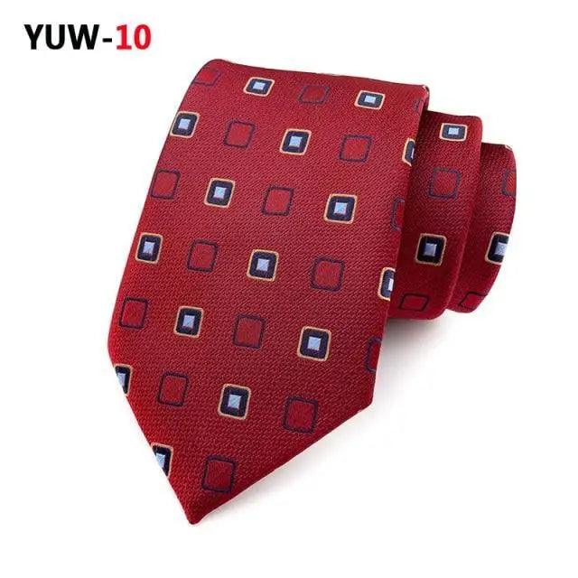 Men Business Elegant Necktie Design Silk Wedding Tie For Men Office Mens Fashion Formal Tie