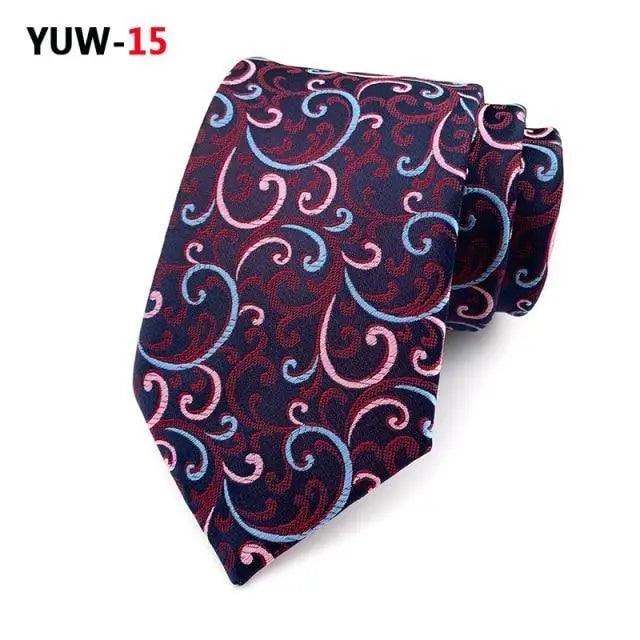 Men Business Elegant Necktie Design Silk Wedding Tie For Men Office Mens Fashion Formal Tie