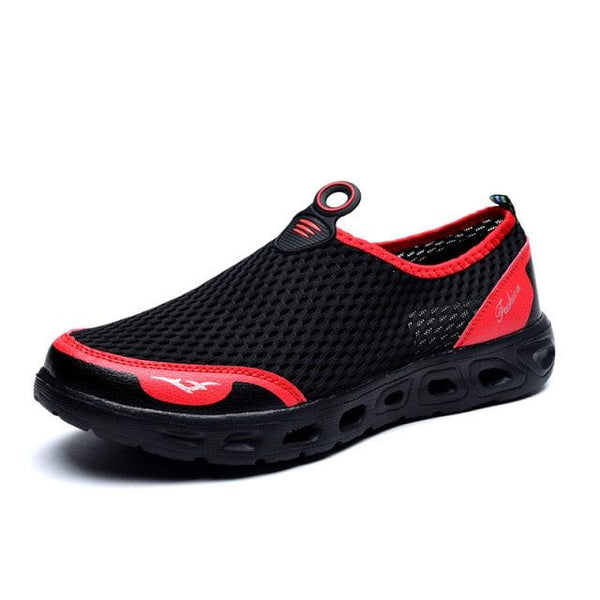 Men Casual Shoes Sneakers Light Breathable Summer Walking Beach Mesh Shoes Comfortable Mesh Work Shoes Athletic Slip On Walking Shoes For Men