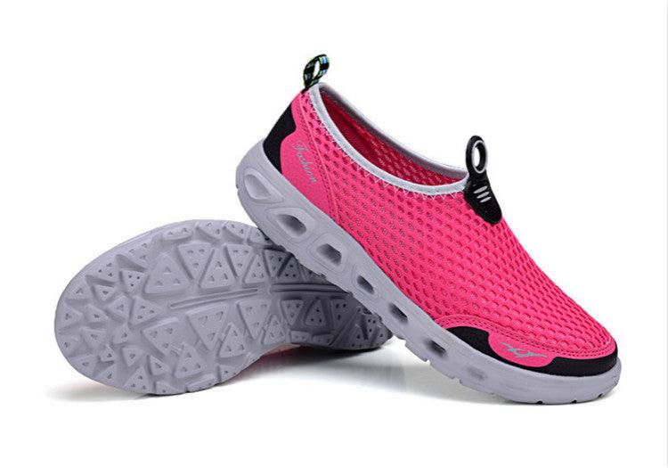 Men Casual Shoes Sneakers Light Breathable Summer Walking Beach Mesh Shoes Comfortable Mesh Work Shoes Athletic Slip On Walking Shoes For Men