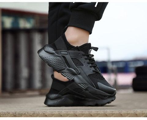 Men Elegant Sport Sneakers Summer Running Shoes Lace Up Outdoor Walking Running Tennis Shoes Slip On Walking Workout Sneakers Shoes Men Jogging Casual Lightweight Breathable Sneakers