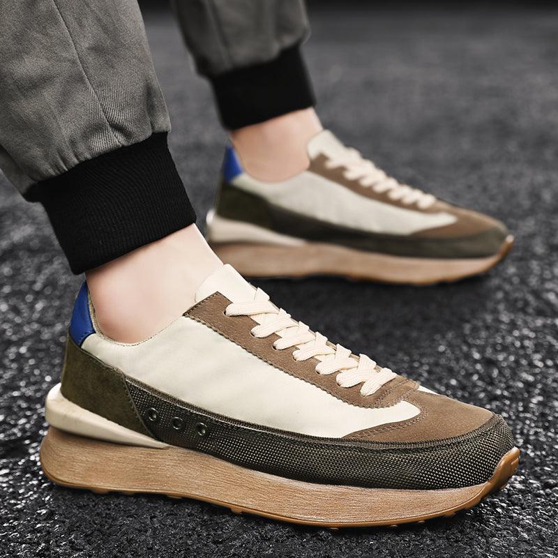 Men Fashion Platform Sneakers Outdoor Non-slip Breathable Shoes New Trend Wild Casual Comfortable Shoes Fashion Sneakers Breathable Comfort Walking Shoes For Mens