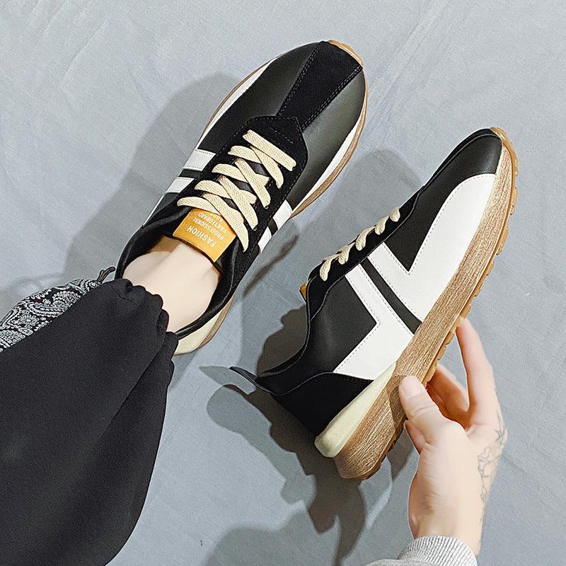 Men Fashion Platform Sneakers Outdoor Non-slip Breathable Shoes New Trend Wild Casual Comfortable Shoes Fashion Sneakers Breathable Comfort Walking Shoes For Mens