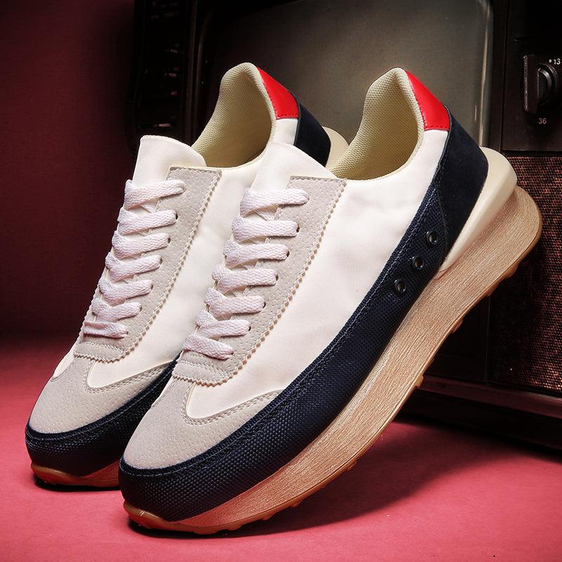 Men Fashion Platform Sneakers Outdoor Non-slip Breathable Shoes New Trend Wild Casual Comfortable Shoes Fashion Sneakers Breathable Comfort Walking Shoes For Mens