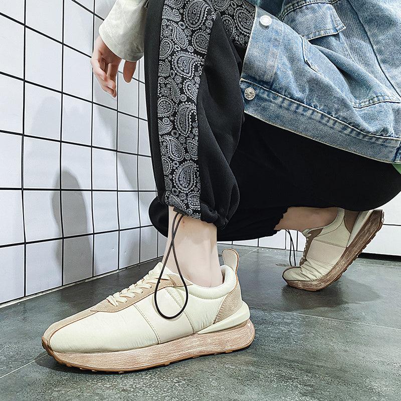 Men Fashion Platform Sneakers Outdoor Non-slip Breathable Shoes New Trend Wild Casual Comfortable Shoes Fashion Sneakers Breathable Comfort Walking Shoes For Mens