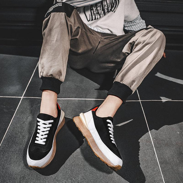 Men Fashion Platform Sneakers Outdoor Non-slip Breathable Shoes New Trend Wild Casual Comfortable Shoes Fashion Sneakers Breathable Comfort Walking Shoes For Mens