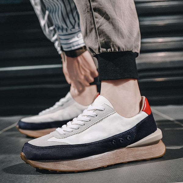 Men Fashion Platform Sneakers Outdoor Non-slip Breathable Shoes New Trend Wild Casual Comfortable Shoes Fashion Sneakers Breathable Comfort Walking Shoes For Mens