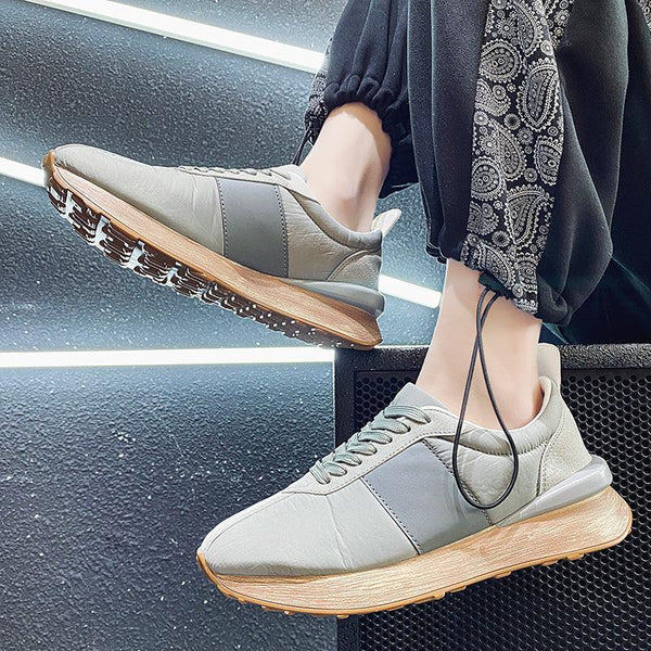 Men Fashion Platform Sneakers Outdoor Non-slip Breathable Shoes New Trend Wild Casual Comfortable Shoes Fashion Sneakers Breathable Comfort Walking Shoes For Mens