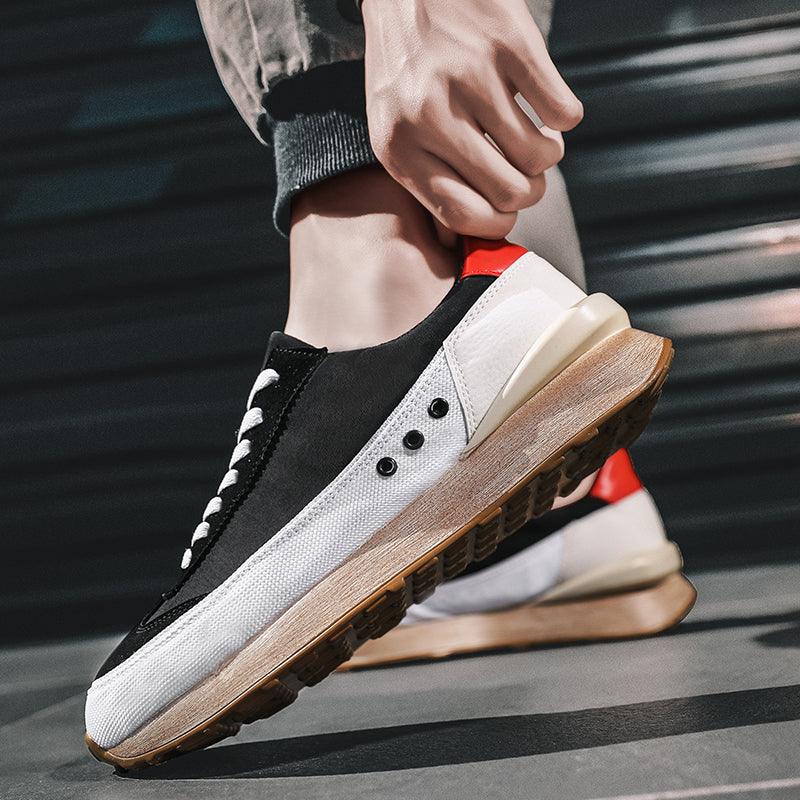Men Fashion Platform Sneakers Outdoor Non-slip Breathable Shoes New Trend Wild Casual Comfortable Shoes Fashion Sneakers Breathable Comfort Walking Shoes For Mens