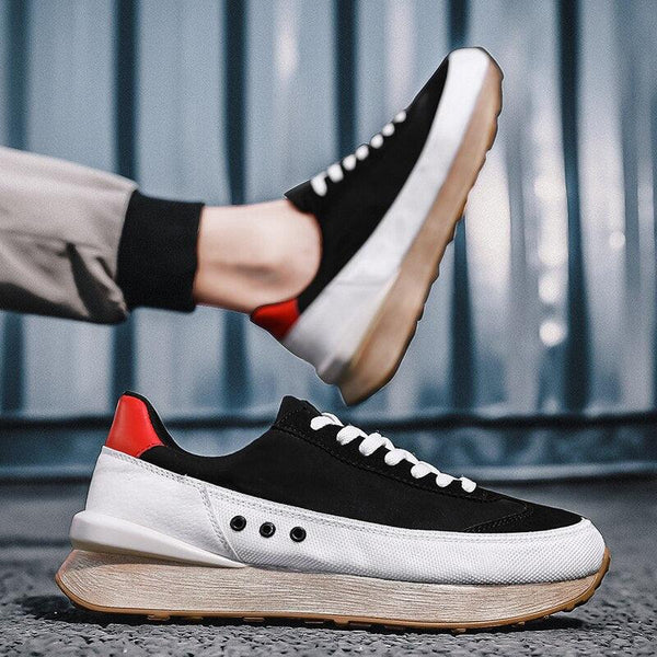 Men Fashion Platform Sneakers Outdoor Non-slip Breathable Shoes New Trend Wild Casual Comfortable Shoes Fashion Sneakers Breathable Comfort Walking Shoes For Mens