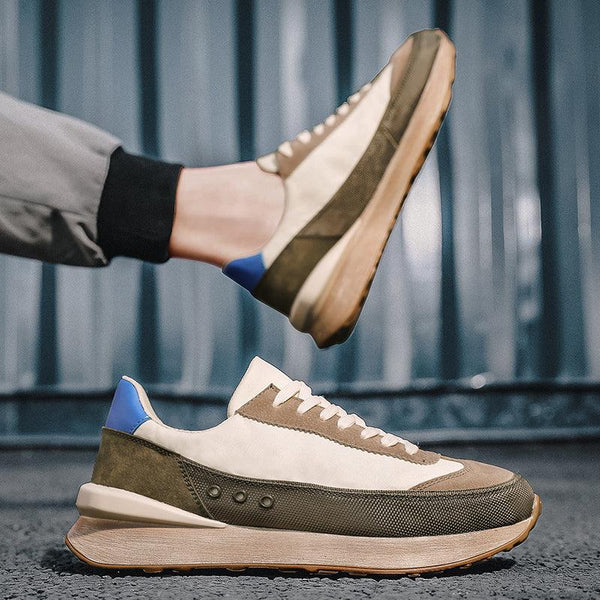 Men Fashion Platform Sneakers Outdoor Non-slip Breathable Shoes New Trend Wild Casual Comfortable Shoes Fashion Sneakers Breathable Comfort Walking Shoes For Mens