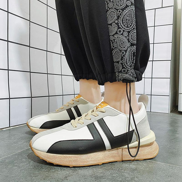 Men Fashion Platform Sneakers Outdoor Non-slip Breathable Shoes New Trend Wild Casual Comfortable Shoes Fashion Sneakers Breathable Comfort Walking Shoes For Mens