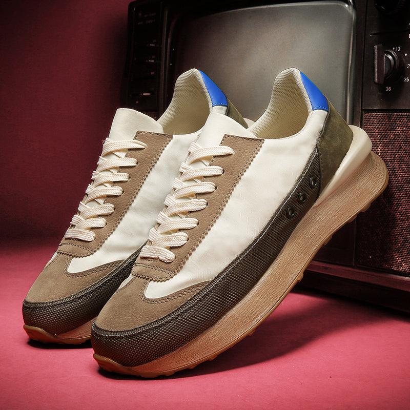 Men Fashion Platform Sneakers Outdoor Non-slip Breathable Shoes New Trend Wild Casual Comfortable Shoes Fashion Sneakers Breathable Comfort Walking Shoes For Mens