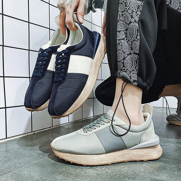 Men Fashion Platform Sneakers Outdoor Non-slip Breathable Shoes New Trend Wild Casual Comfortable Shoes Fashion Sneakers Breathable Comfort Walking Shoes For Mens