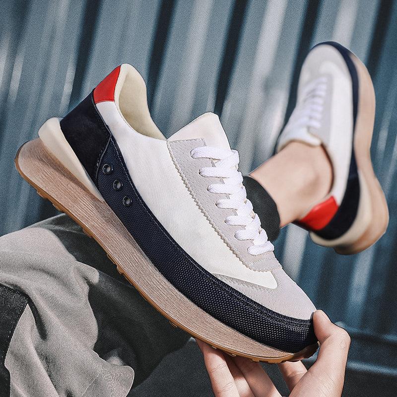 Men Fashion Platform Sneakers Outdoor Non-slip Breathable Shoes New Trend Wild Casual Comfortable Shoes Fashion Sneakers Breathable Comfort Walking Shoes For Mens