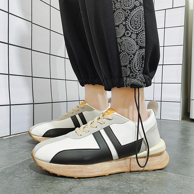 Men Fashion Platform Sneakers Outdoor Non-slip Breathable Shoes New Trend Wild Casual Comfortable Shoes Fashion Sneakers Breathable Comfort Walking Shoes For Mens