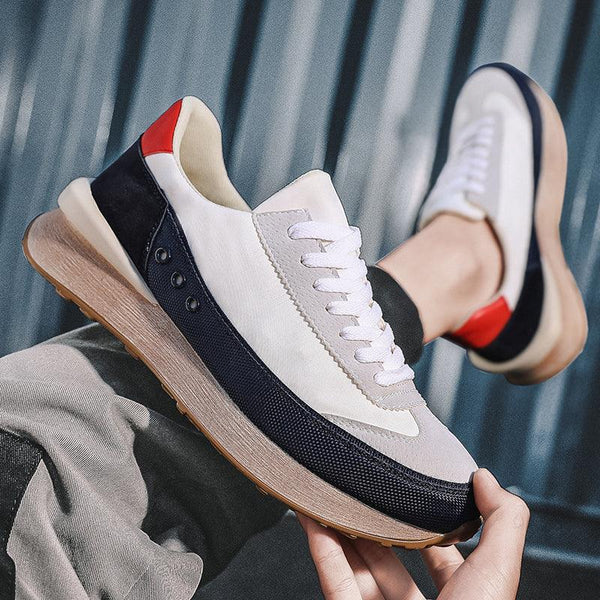 Men Fashion Platform Sneakers Outdoor Non-slip Breathable Shoes New Trend Wild Casual Comfortable Shoes Fashion Sneakers Breathable Comfort Walking Shoes For Mens