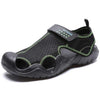 Men Flip Flops Sandals Summer Slippers Summer Beach Slippers Sandals Breathable Slip On Shoes Outdoor Home Slip On Walking Casual Fashion Clogs For Mens - Black / 6.5
