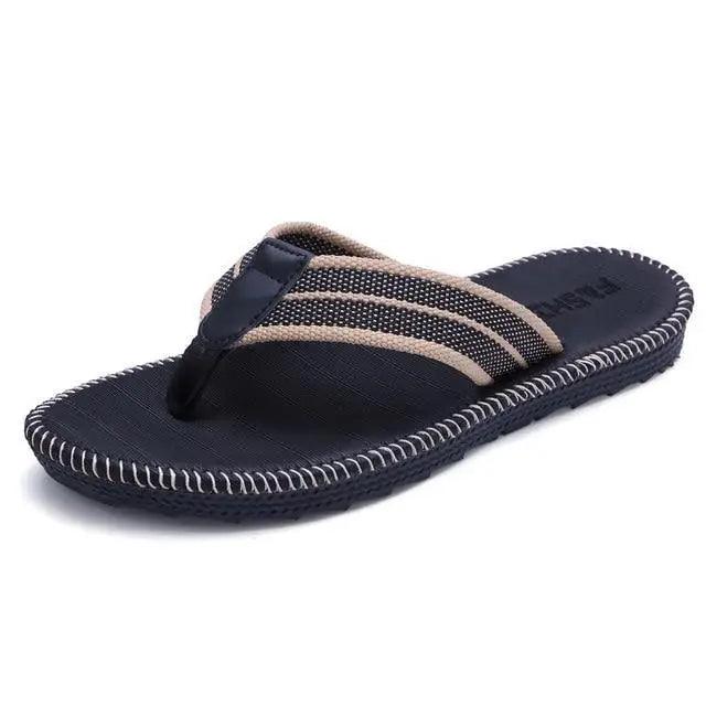 Men Modern Lightweight Slippers Non-Slip Flip Flops Stylish Design Durable Slippers Comfortable Indoor Sandals Classic Outdoor Slides Waterproof Flip Flops For Men