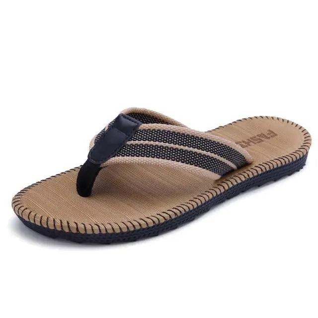 Men Modern Lightweight Slippers Non-Slip Flip Flops Stylish Design Durable Slippers Comfortable Indoor Sandals Classic Outdoor Slides Waterproof Flip Flops For Men