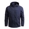 Men Outdoor Hiking Jackets Waterproof Hooded Windbreaker Coat Vintage New Fashion Design Hooded Lightweight Jacket For Men Autumn New Casual Jacket Tactical Men Jackets 5XL