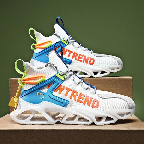 Men Running Sneakers Luxury Casual Shoes Trainer White Fashion Sneakers For Jogging Walking Athletics Trainer Sports Men's Running New Sneakers