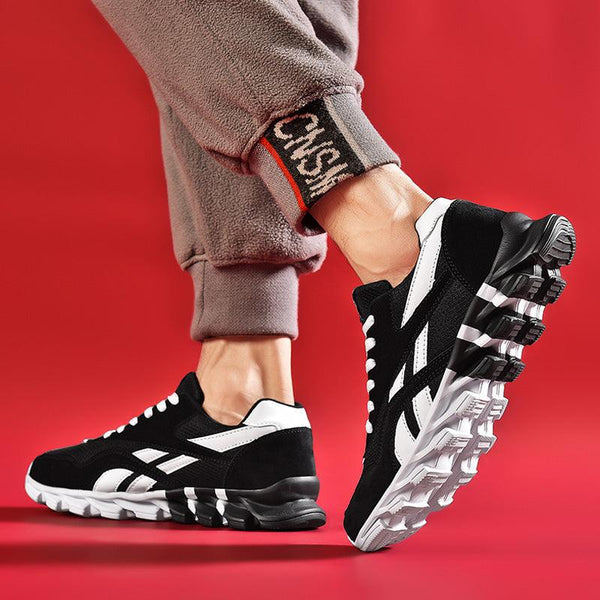 Men Running Spring Black Sneakers High Quality Outdoor Light Breathable Sport Athletic Men Sneakers Tennis Modern Shoes For Workout Walking Outdoor Sport