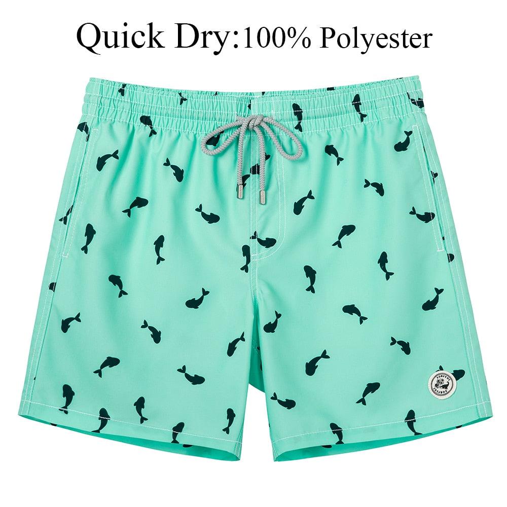 Men's Beach Shorts Boardshorts with Mesh Lining Men's Swimwear Beachwear Quick Dry Swim Shorts Swimming Trunks for Men Men's Beach Trunks Men's Beach Shorts Surfing Boardshorts with Mesh Lining Swimwear Outdoor Surfing Pants