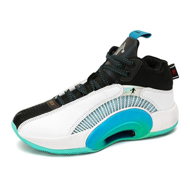 Men's Casual Breathable Comfortable Cushioned Soft Professional Sports Basketball Shoes Outdoor Street Sports Shoes Lightning Professional Anti Slip Sports Shoes For Running Walking