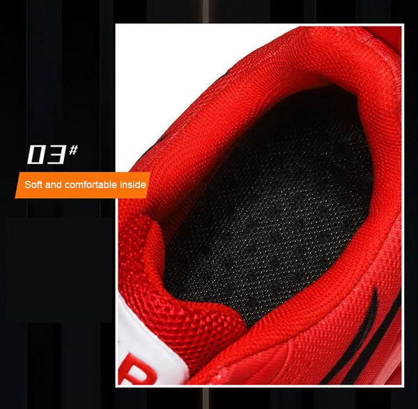 Men's Casual Sneakers Flame Print Running Mesh Shoes Outdoor Lightweight Twist Bottom Breathable Tennis Sport Shoes For Workout Walking Outdoor Sport Gym Fashion Sneakers