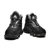 Men's Casual Sneakers Velvet New Winter Cold-Resistant Comfortable Warm Sports Shoes Winter Snow Boots Outdoor Hiking Shoes Fur Lined Warm Boots - Black / 39